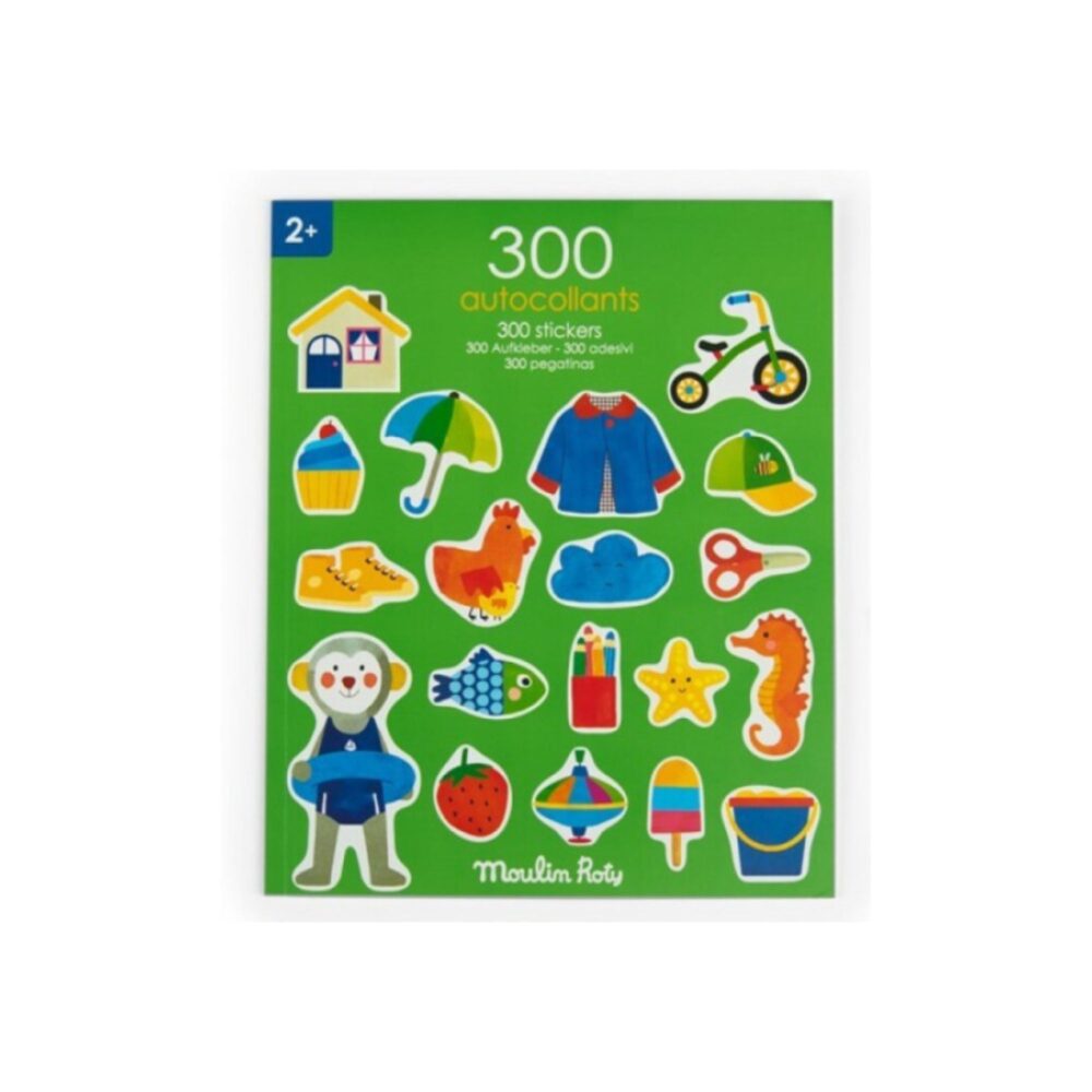 CUADERNO DE 300 PEGATINAS POPIPOP MOULIN ROTY