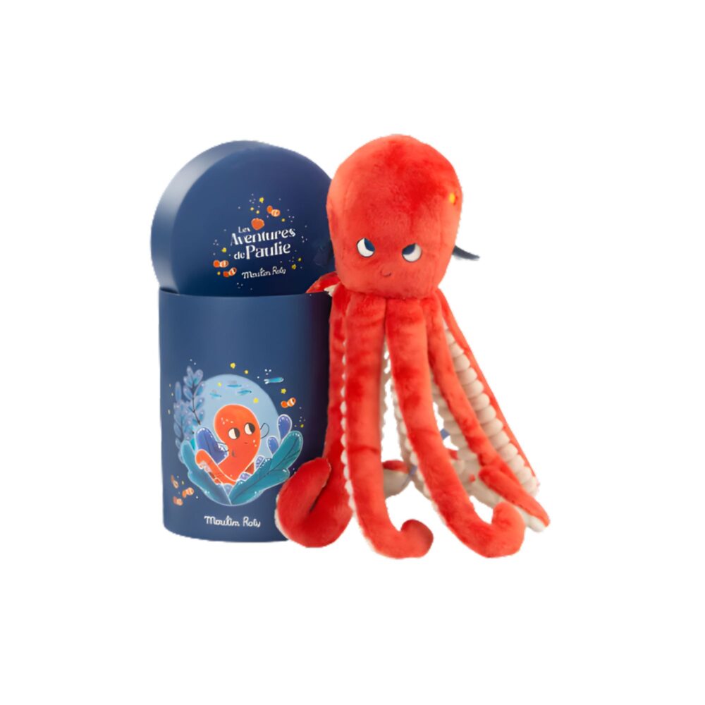 PELUCHE PULPO PAULIE EN CAJA MOULIN ROTY