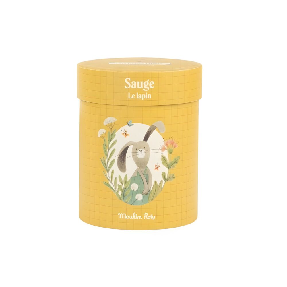 PELUCHE CONEJO SALVIA EN CAJA MOULIN ROTY