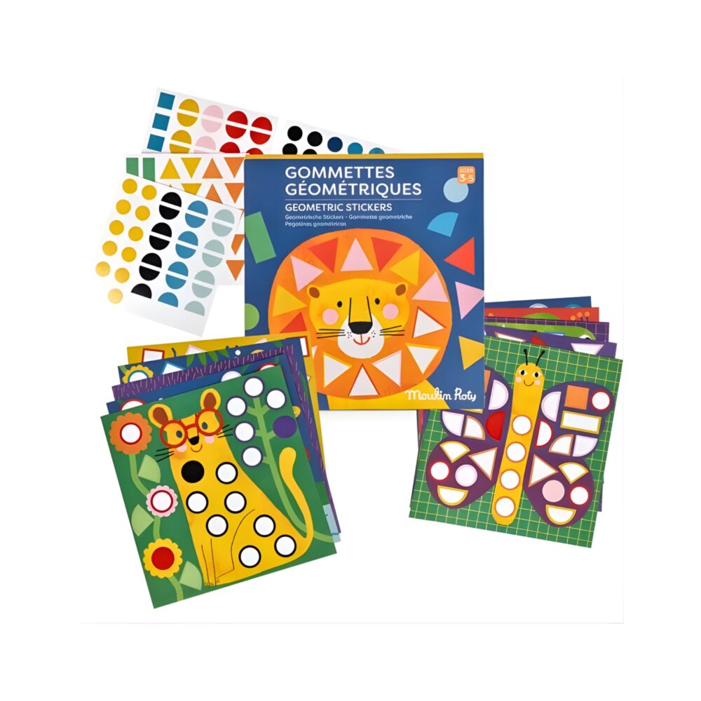 PEGATINAS GEOMÉTRICOS LES TOUPITIS MOULIN ROTY