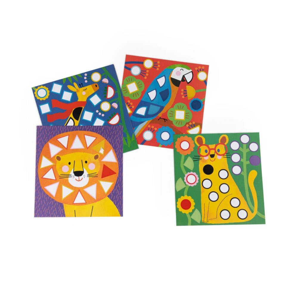 PEGATINAS GEOMÉTRICOS LES TOUPITIS MOULIN ROTY