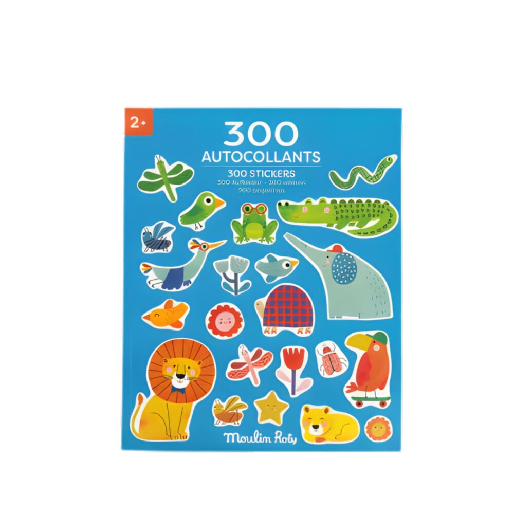 CUADERNO DE 300 PEGATINAS TOUPITIS MOULIN ROTY
