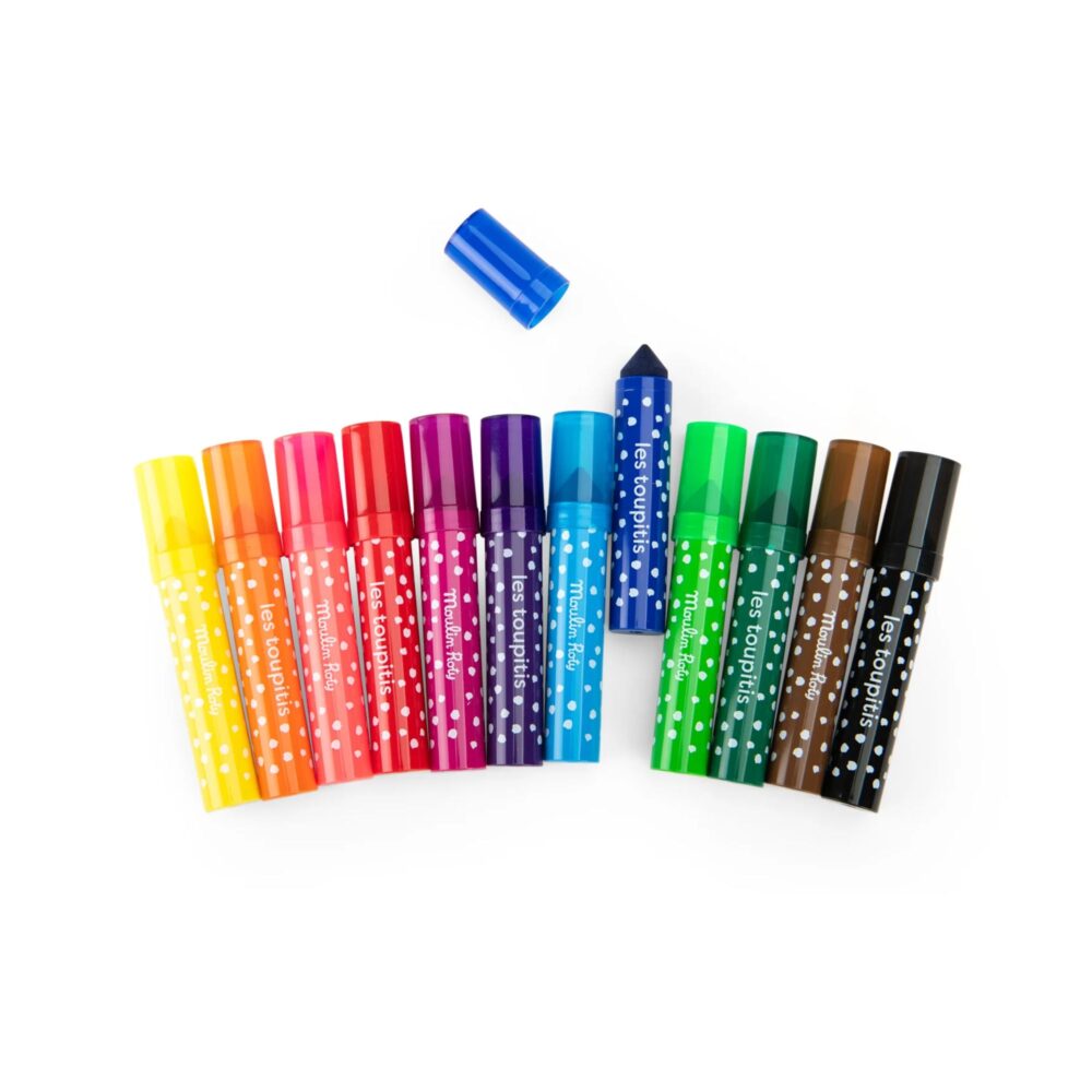 12 ROTULADORES LES TOUPITIS DE MOULIN ROTY