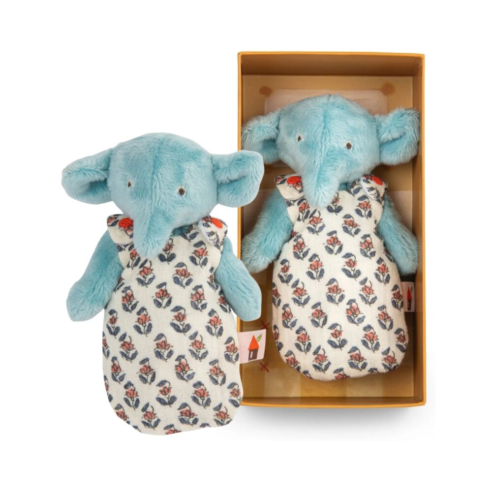 PELUCHE BABY PABLO EL ELEFANTE LES MINOUCHKAS DE MOULIN ROTY