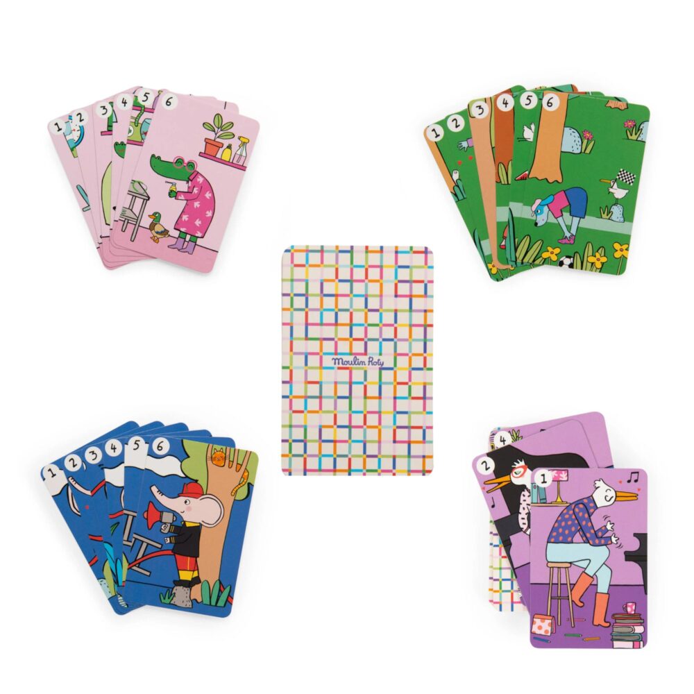 JUEGO DE 7 FAMILIAS LOUFOQUES