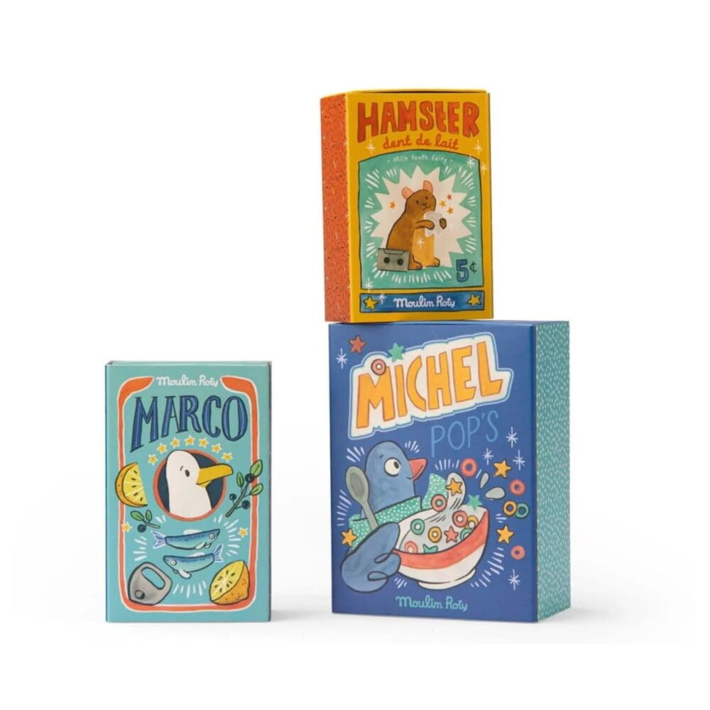 PELUCHE HÁMSTER DIENTES DE LECHE PUCE & PILOU DE MOULIN ROTY