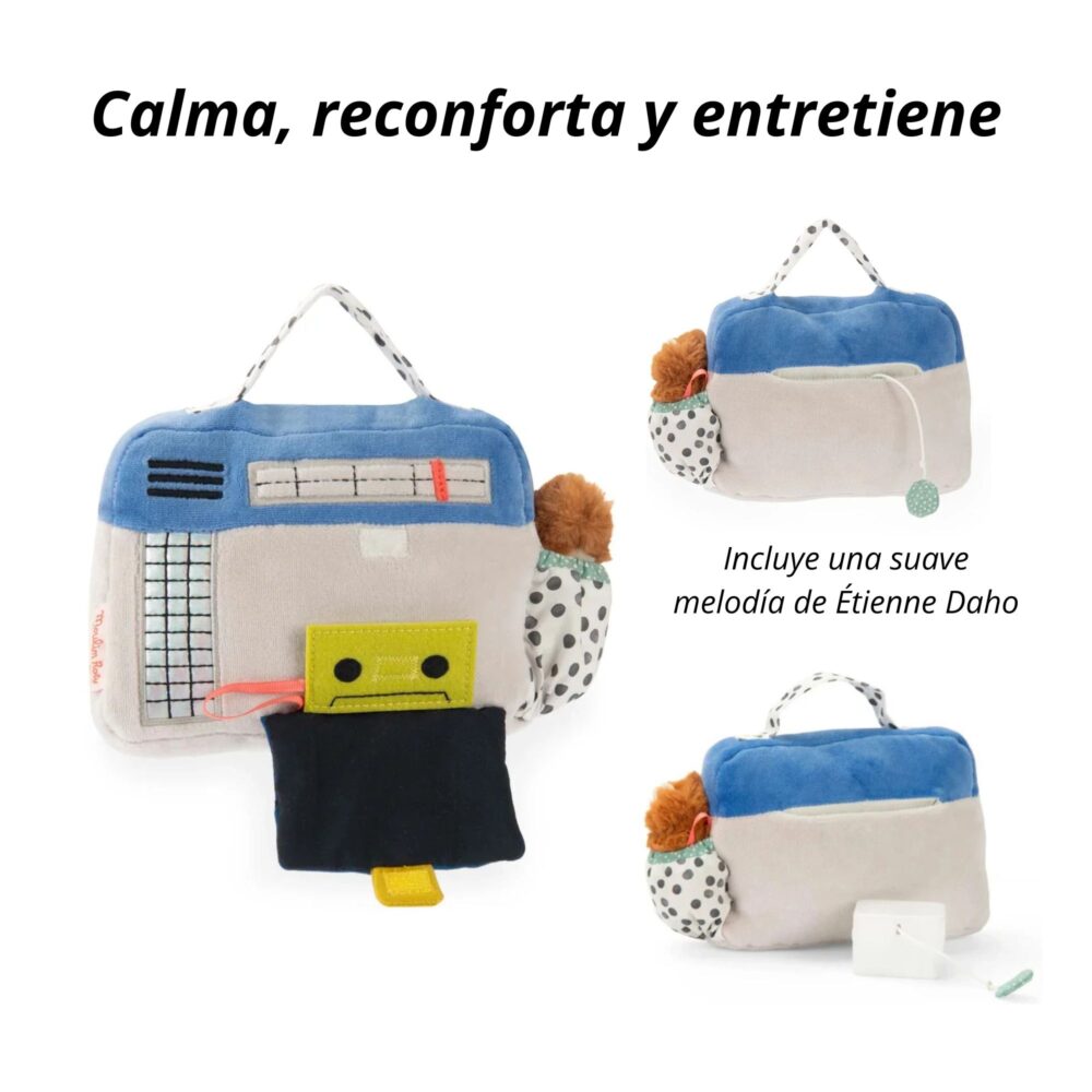 RADIO CASETTE MUSICAL PUCE & PILOU DE MOULIN ROTY