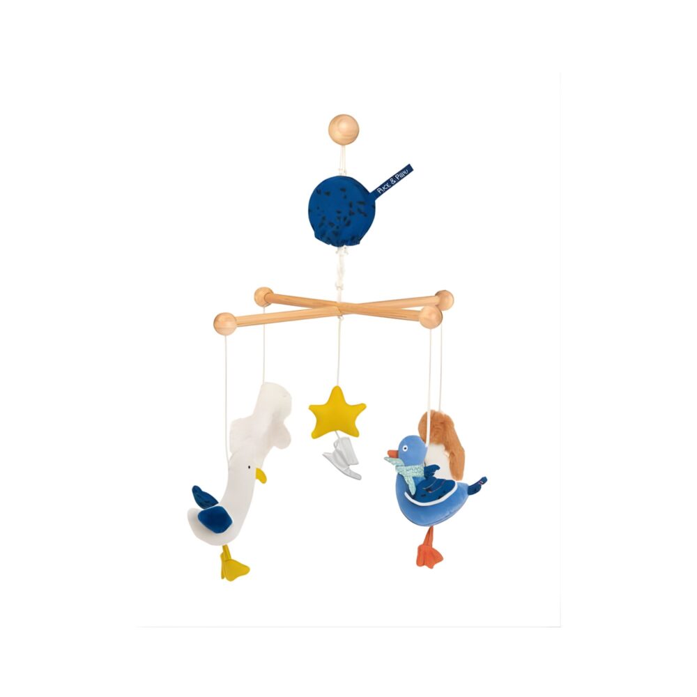 MÓVIL MUSICAL PARA CUNA COLECCIÓN PUCE & PILOU