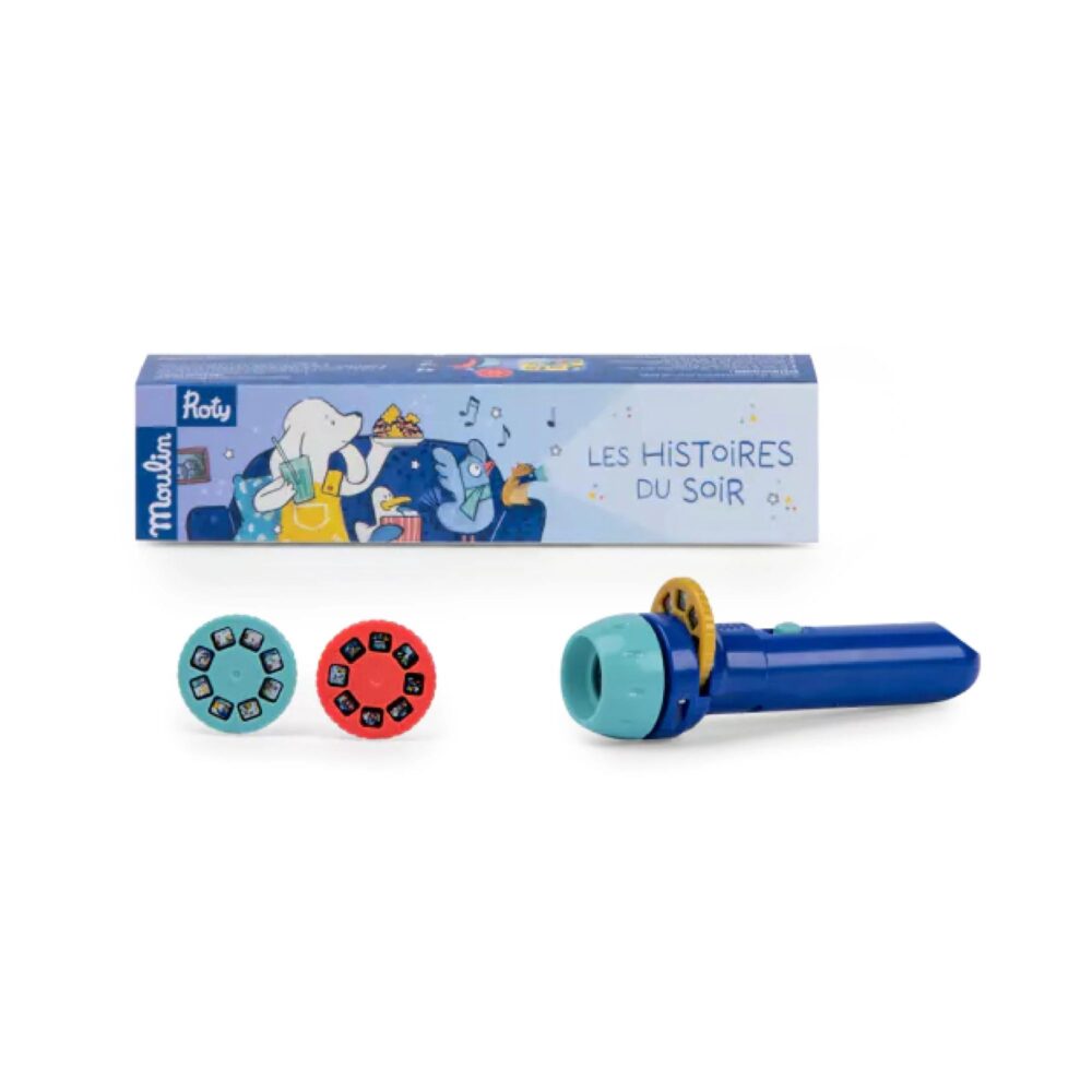 LINTERNA PROYECTOR DE HISTORIAS PUCE & PILOU