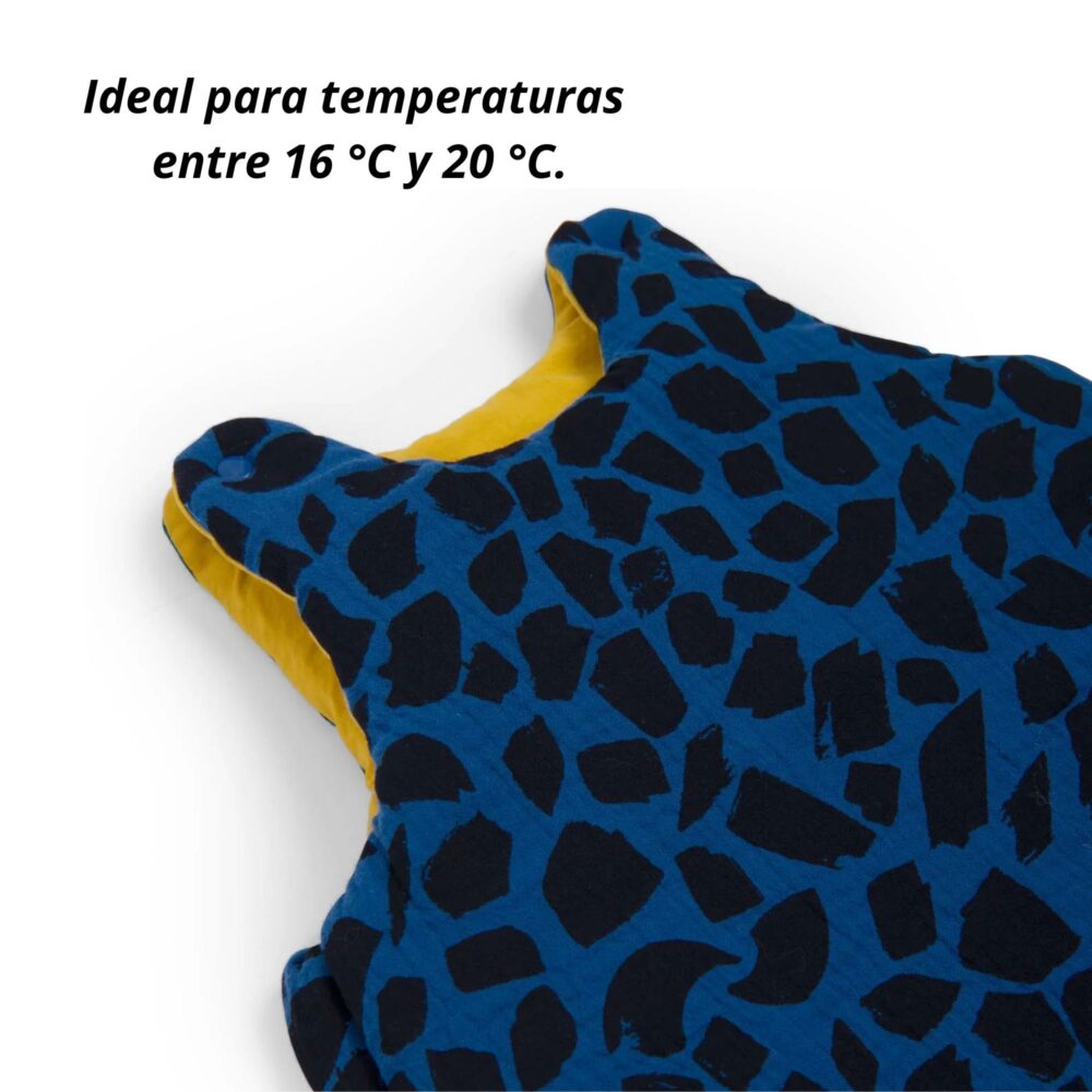 SACO DE DORMIR AZUL 70 CM PUCE & PILOU