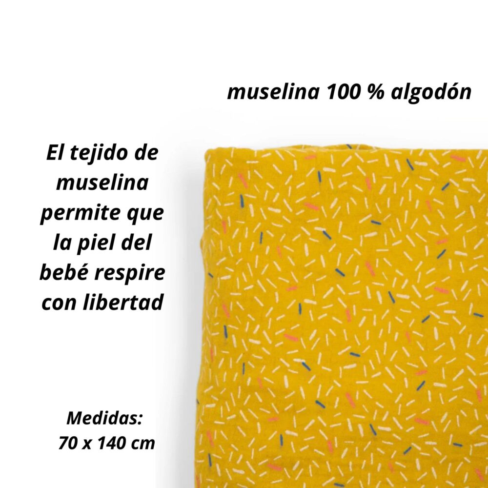 SÁBANA BAJERA 100% ALGODÓN 70 x 140 CM