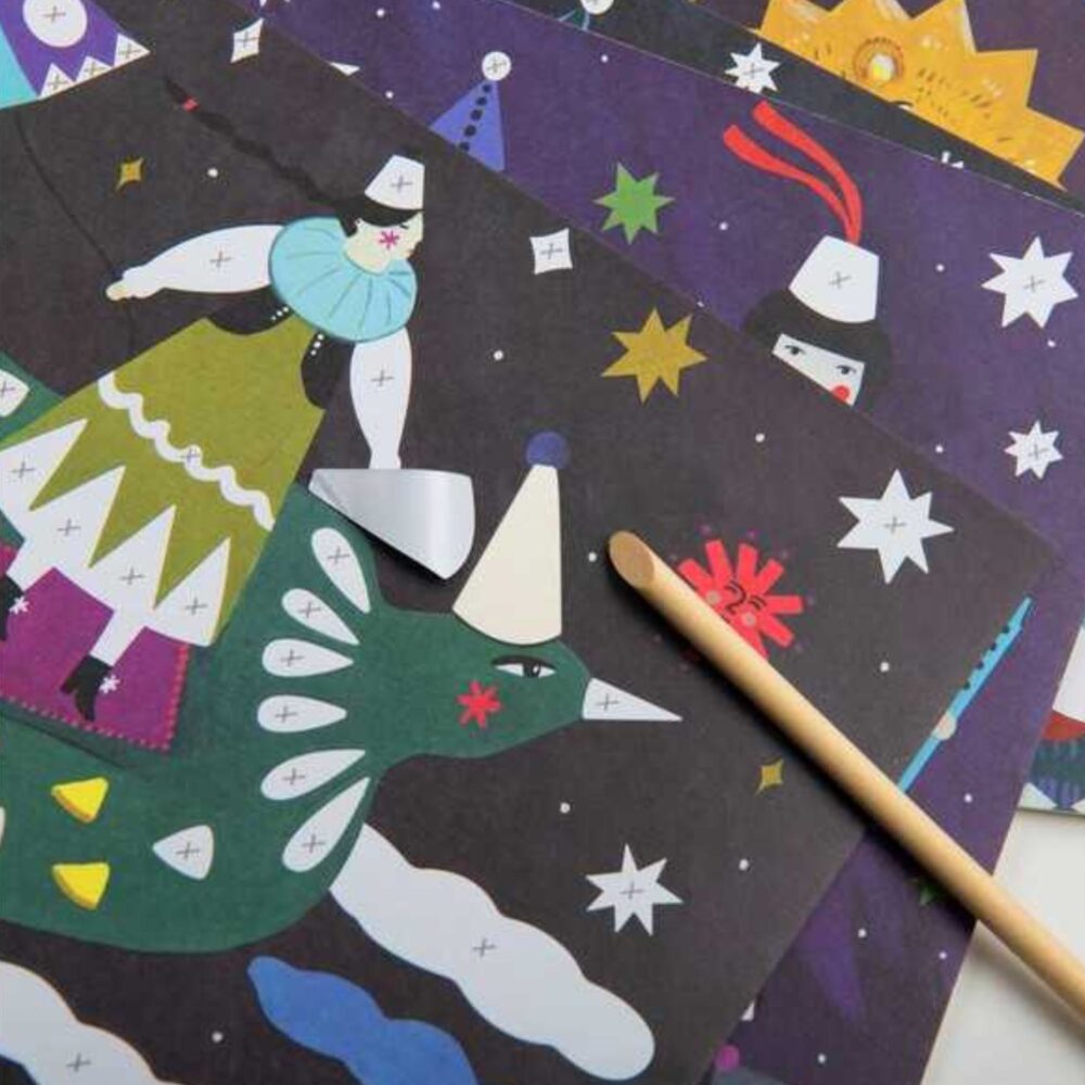 TARJETAS FANTÁSTICAS LES COMETES FILANTES DE MOULIN ROTY