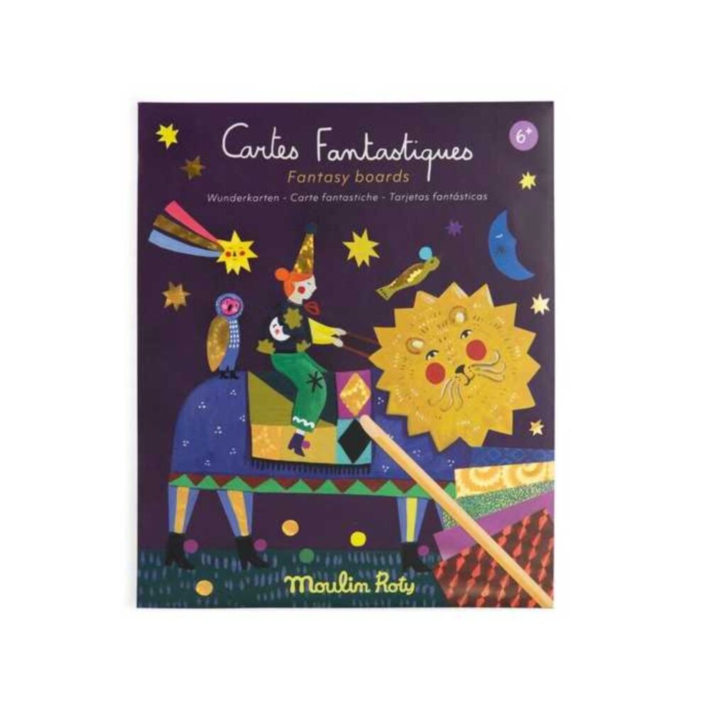 TARJETAS FANTÁSTICAS LES COMETES FILANTES DE MOULIN ROTY