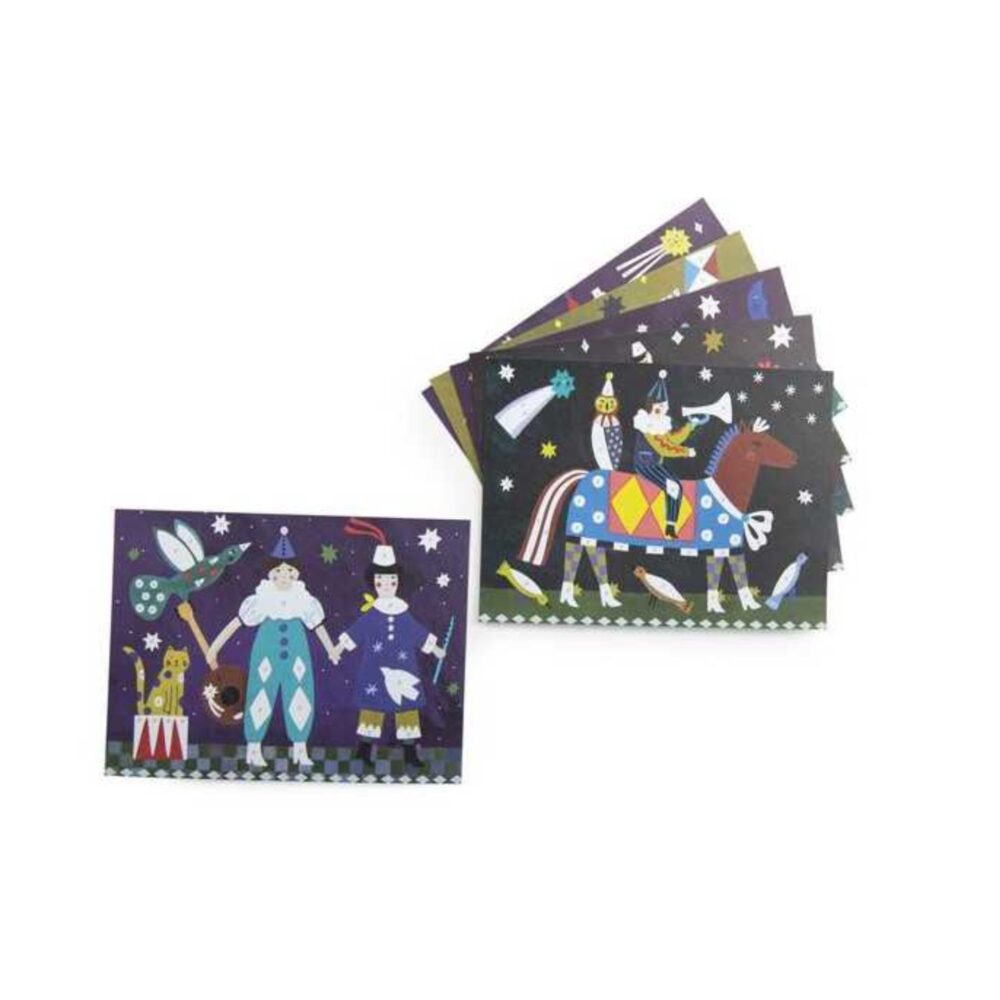 TARJETAS FANTÁSTICAS LES COMETES FILANTES DE MOULIN ROTY