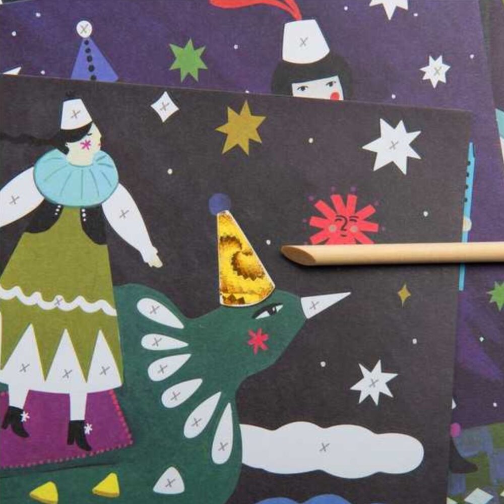 TARJETAS FANTÁSTICAS LES COMETES FILANTES DE MOULIN ROTY