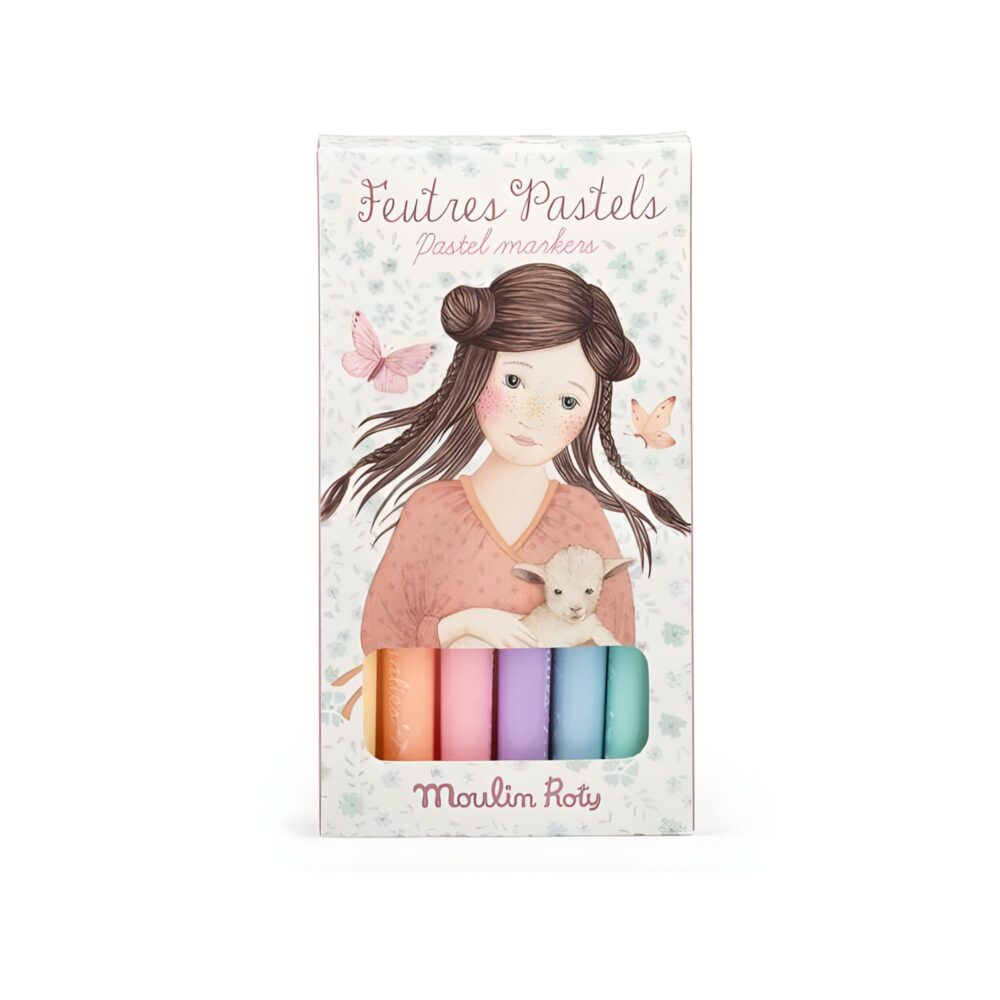 6 ROTULADORES PASTELES LES ROSALIES DE MOULIN ROTY