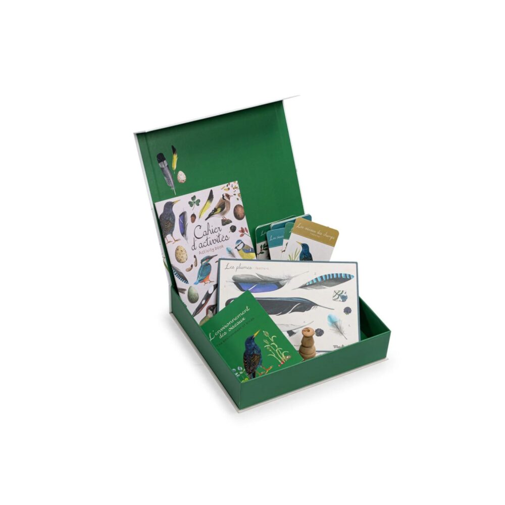 CAJA DESCUBRE LOS PÁJAROS EN FRANCÉS