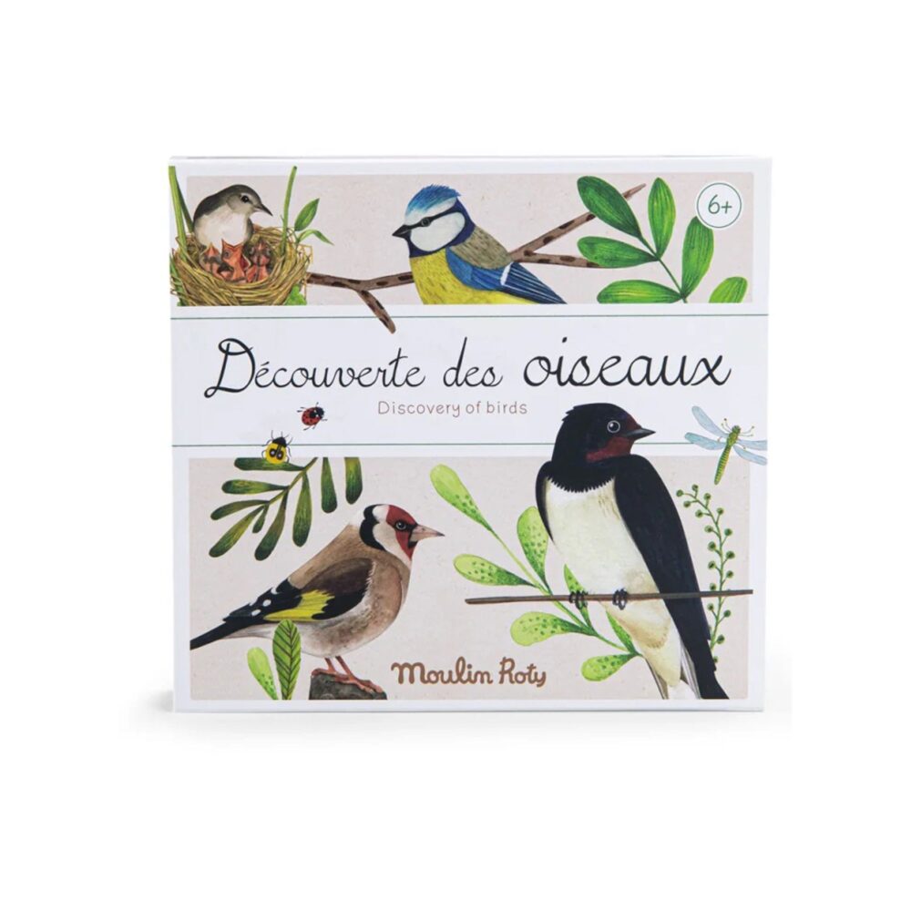 CAJA DESCUBRE LOS PÁJAROS EN FRANCÉS