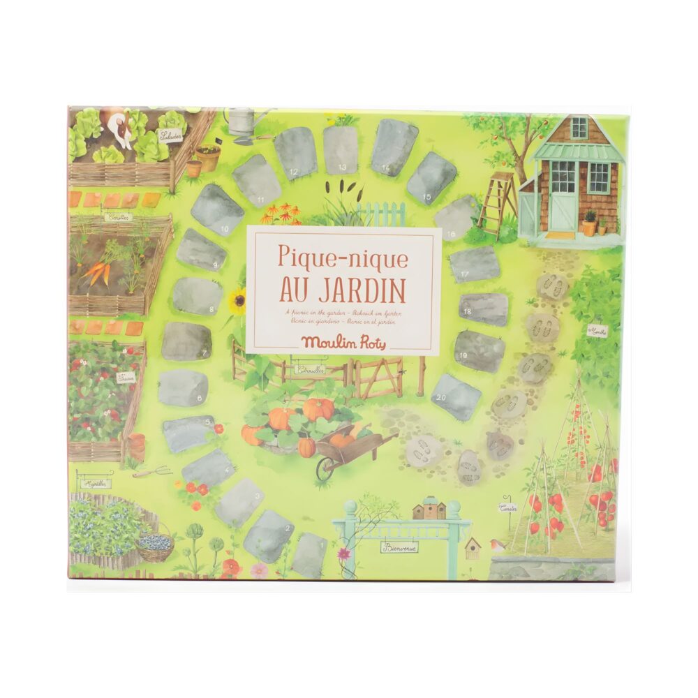 JUEGO DE RECORRIDO MERIENDA EN EL JARDÍN