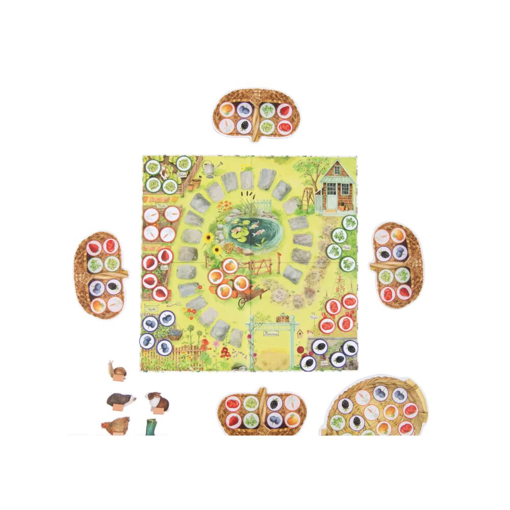 JUEGO DE RECORRIDO MERIENDA EN EL JARDÍN