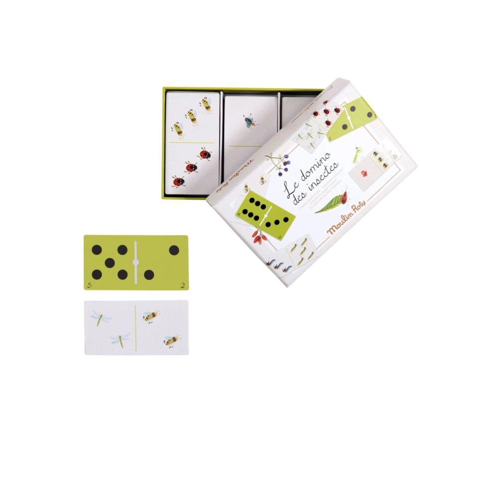 JUEGO DE DOMINÓ DE INSECTOS EL JARDÍN