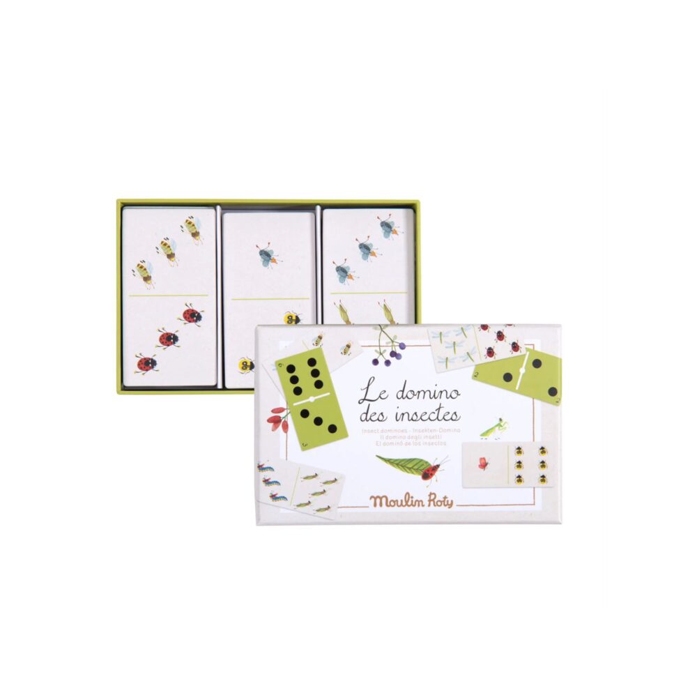 JUEGO DE DOMINÓ DE INSECTOS EL JARDÍN