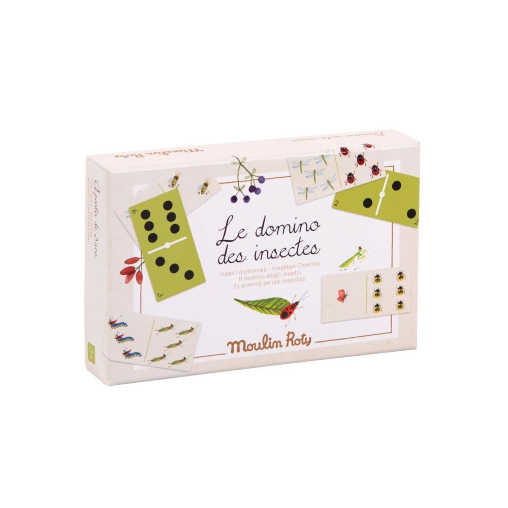 JUEGO DE DOMINÓ DE INSECTOS EL JARDÍN