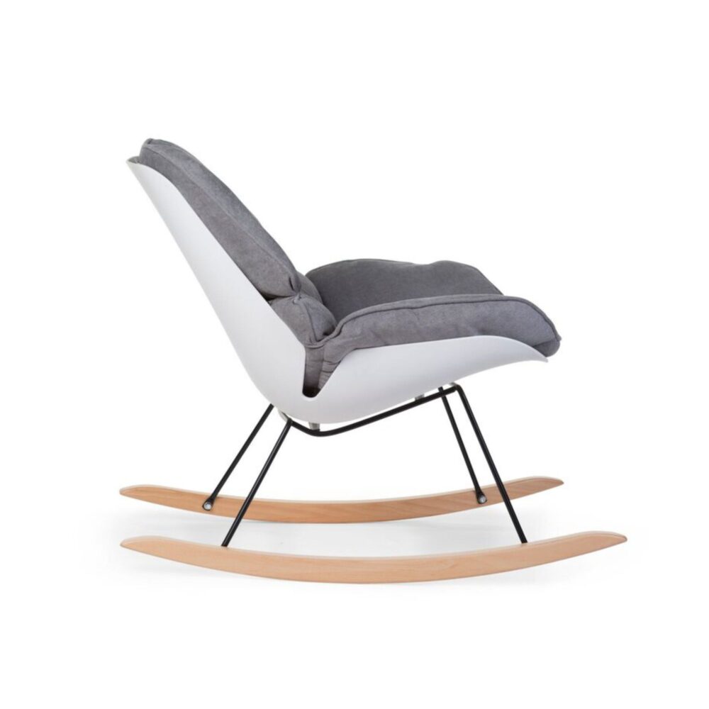 SILLA MECEDORA NEGRA + BLANQUECINO CHILDHOME