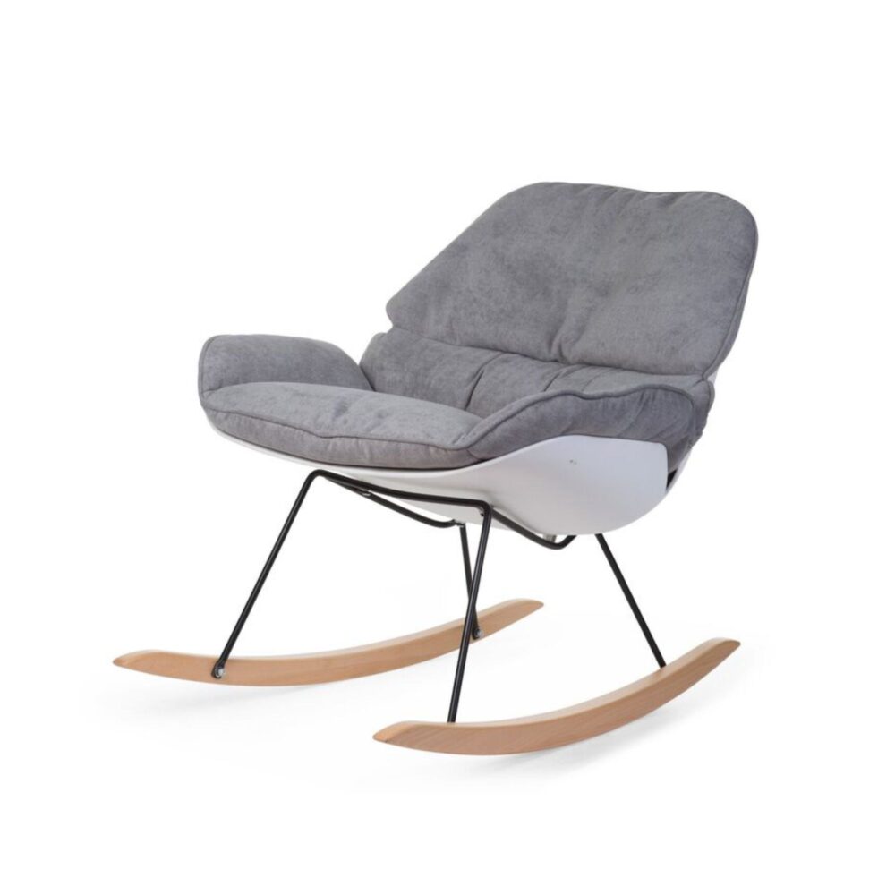 SILLA MECEDORA NEGRA + BLANQUECINO CHILDHOME