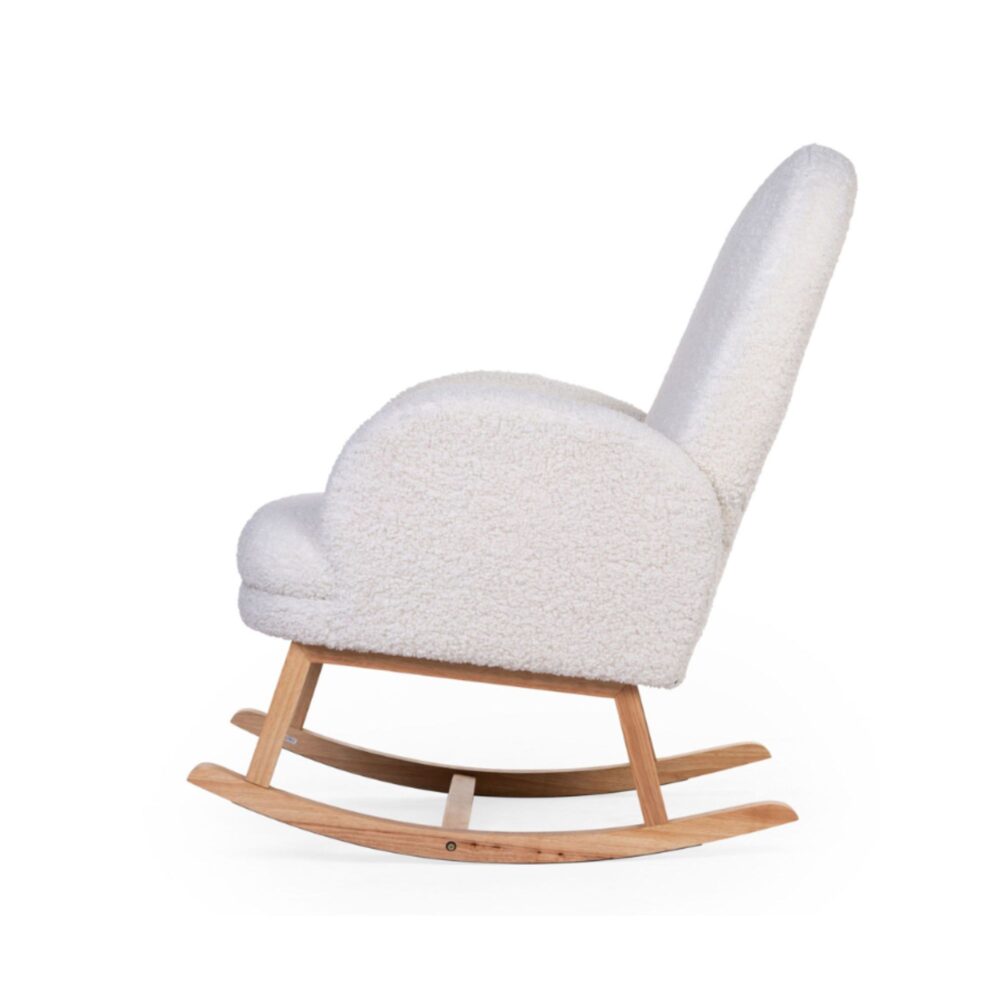 SILLA MECEDORA PARA ADULTO TEDDY BLANQUECINO