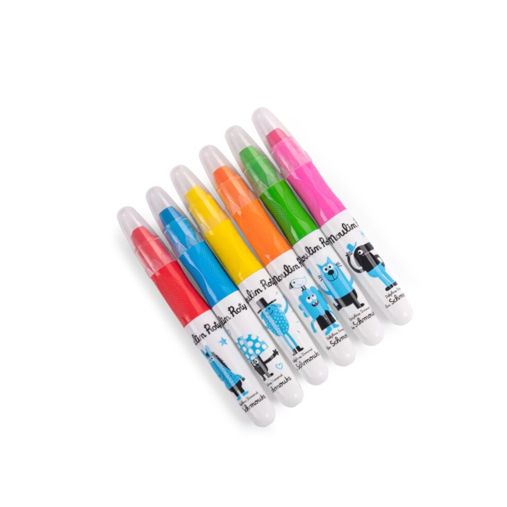 6 LÁPICES MULTISUPERFICIE LES SCHMOUKS