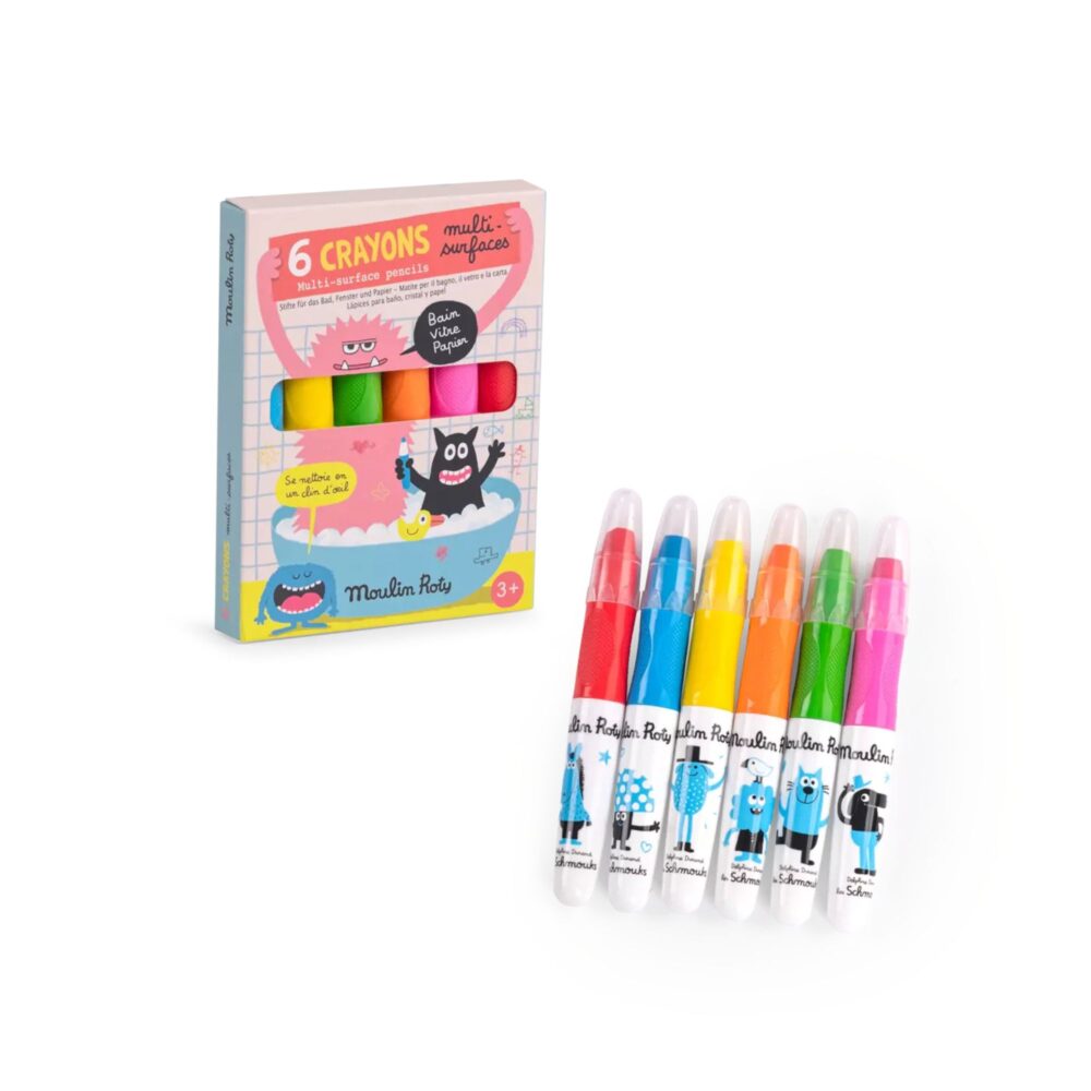 6 LÁPICES MULTISUPERFICIE LES SCHMOUKS