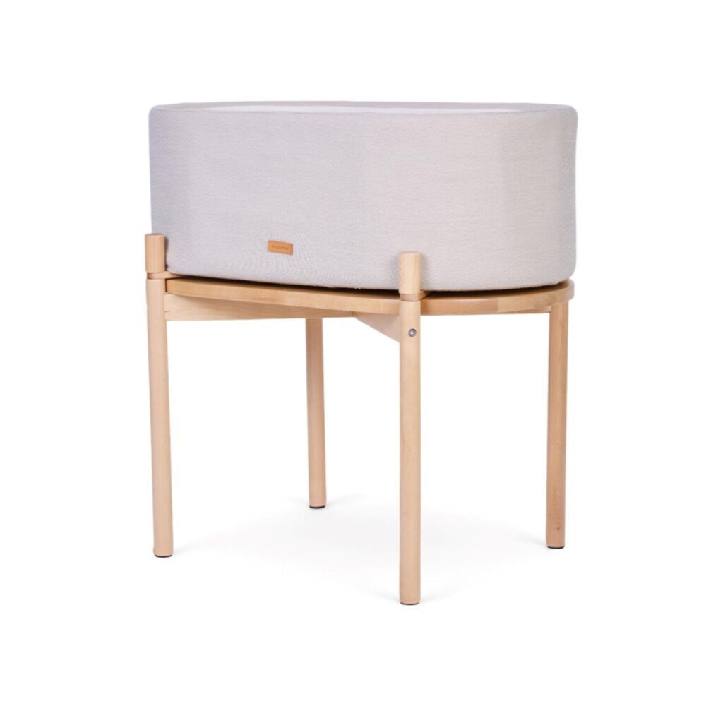 CUNA INFANTIL 2 EN 1 LINO BEIGE 80x46x80 CM CHILDHOME