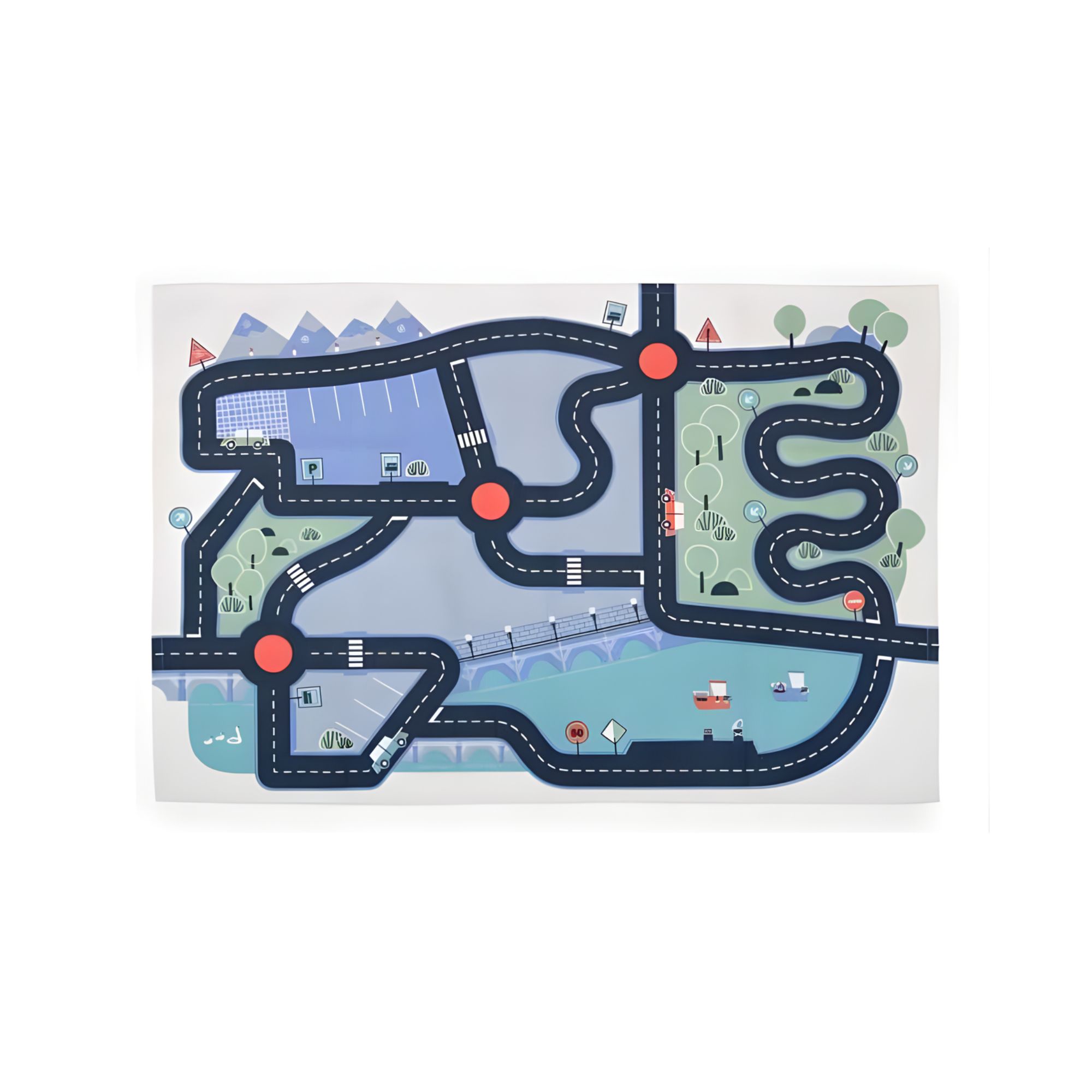 ALFOMBRA PLEGABLE PLAY MAT FOLDI 130 X 190 CM NO REVERSIBLE MOB