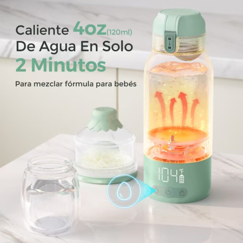 CALENTADOR PORTÁTIL DE LECHE MATERNA Y AGUA MOMCOZY