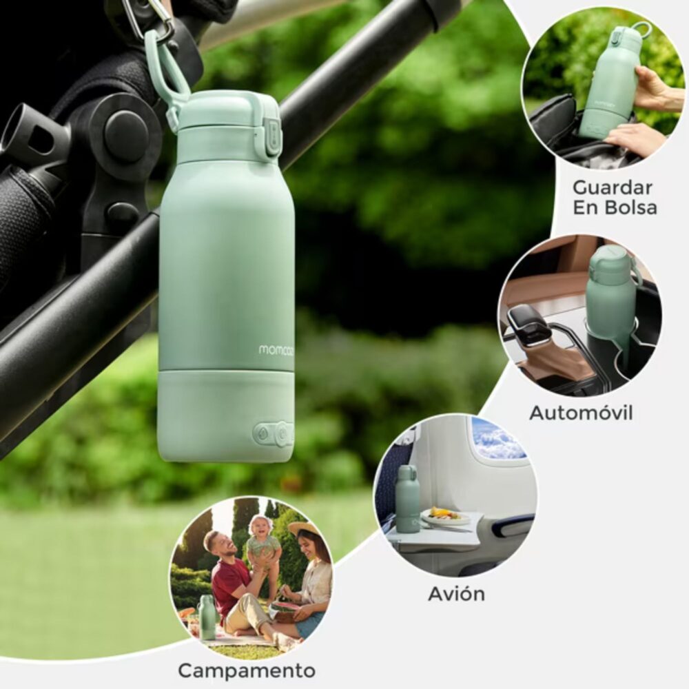 CALENTADOR PORTÁTIL DE LECHE MATERNA Y AGUA MOMCOZY