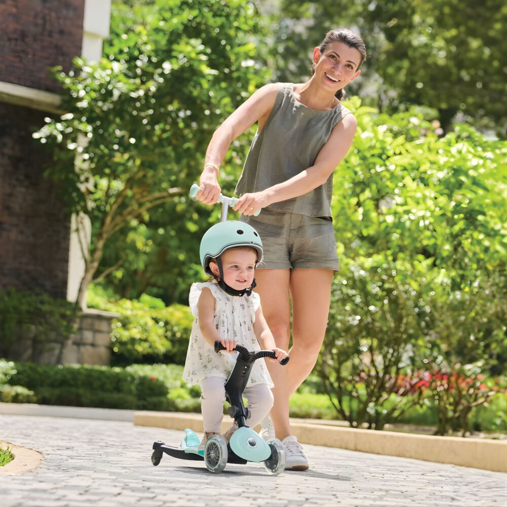 SCOOTER EVOLUTIVO 5 EN 1 CON RUEDAS LED Y GIRO 360 ° GLOBBER