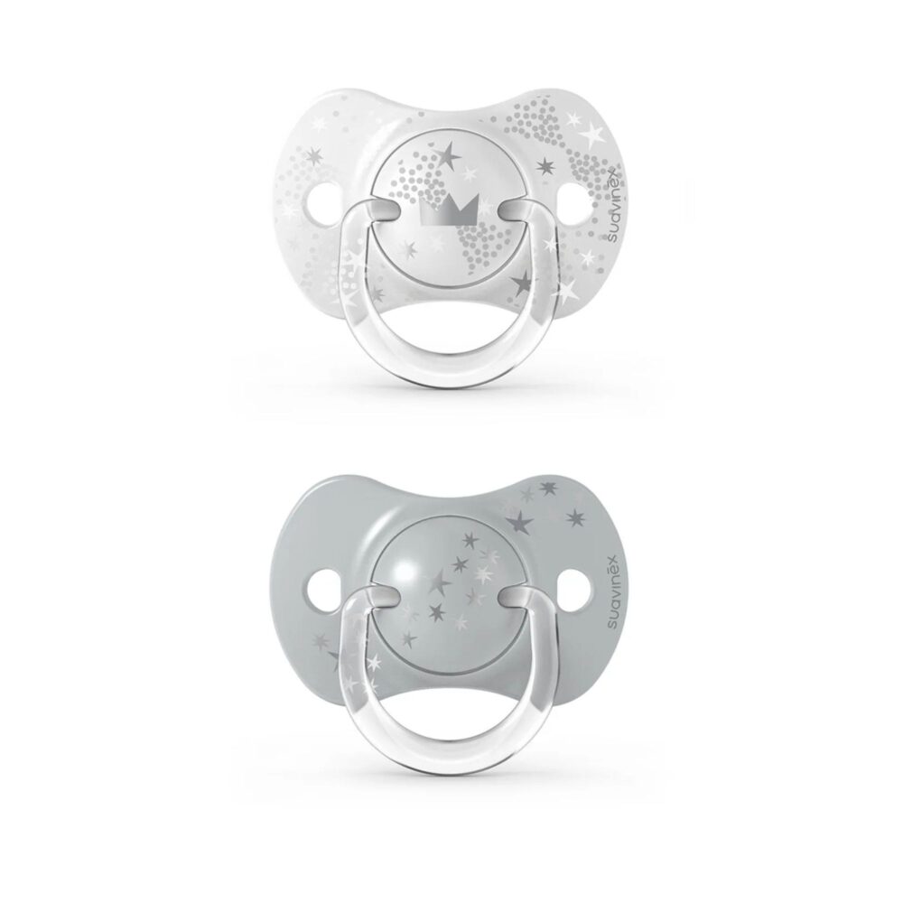 PACK 2 CHUPONES CON TETINA FISIOLÓGICA SX PRO - SPREAD JOY 6 - 18 MESES SUAVINEX