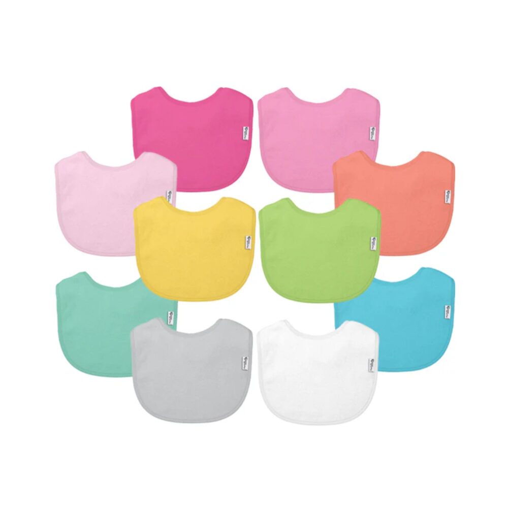 PAQUETES DE 10 BABEROS ABSORBENTES E IMPERMEABLE