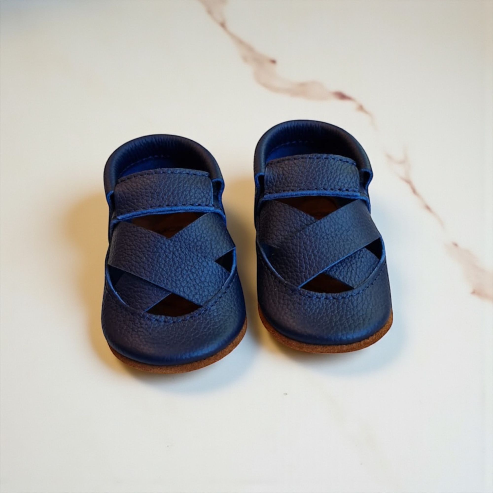 ZAPATOS JOLIE LAZO DORADO 100 % DE CUERO MINIMOX