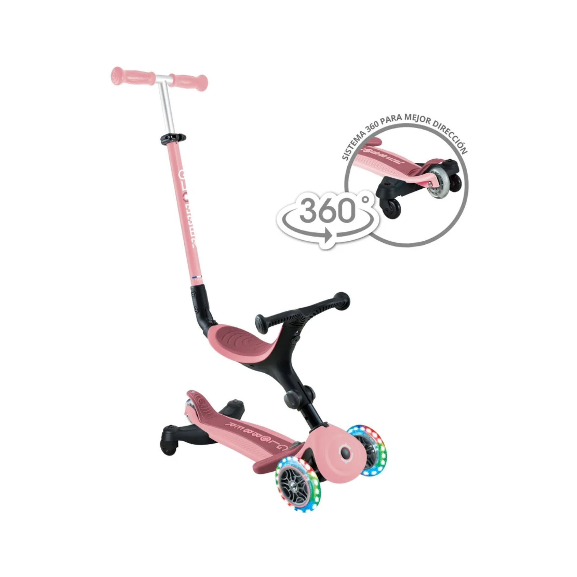 TRICICLO 4 EN 1 ARENA V2 MODELO EXPLORER GLOBBER