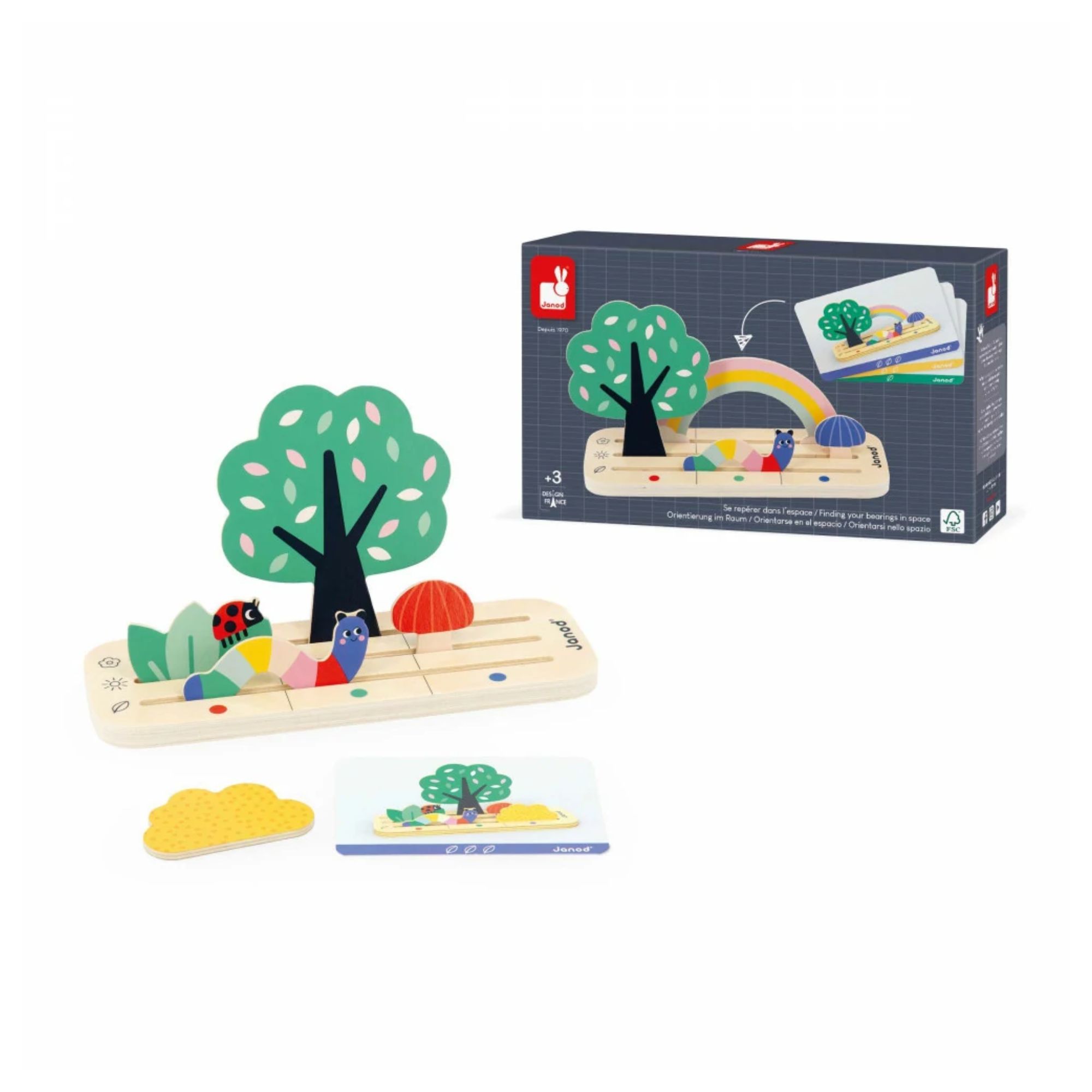 CAJA DE ARRASTRE CON FORMA DE TUCÁN COLECCIÓN DANS LA JUNGLE