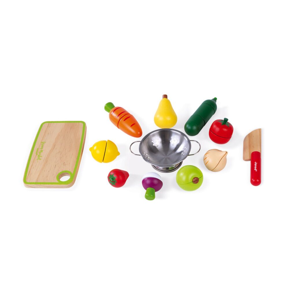 MAXI SET DE FRUTAS Y VERDURAS VELCRO GREEN MARKET JANOD
