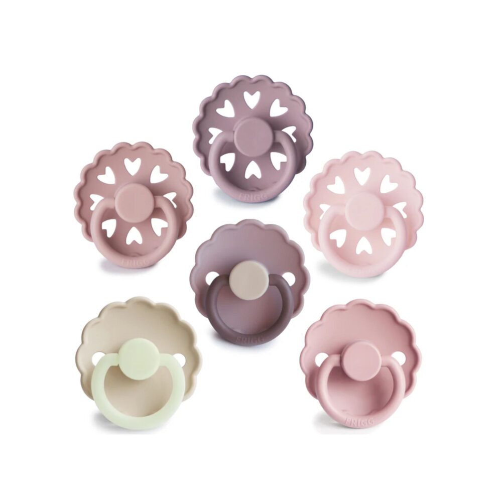 PACK 6 CHUPONES DE SILICONA CINNAMON CHARM MUNAI