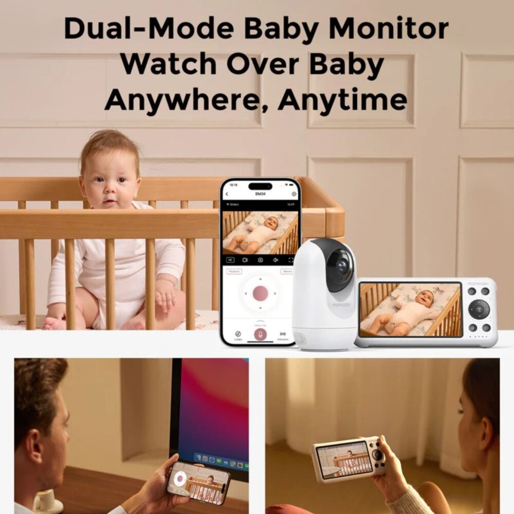 CÁMARA VIDEO BABY MONITOR LED MODELO BM04 MOMCOZY