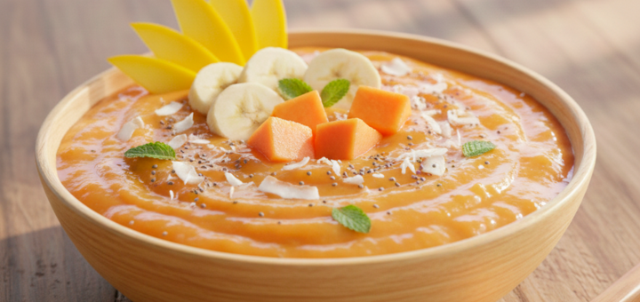 Papilla de Frutas Tropicales