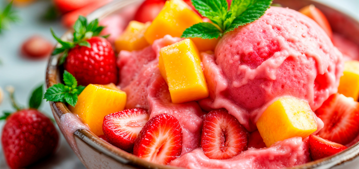Helado Saludable de Frutas
