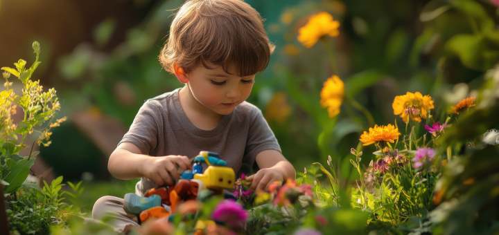 Actividades sensoriales de verano para bebés
