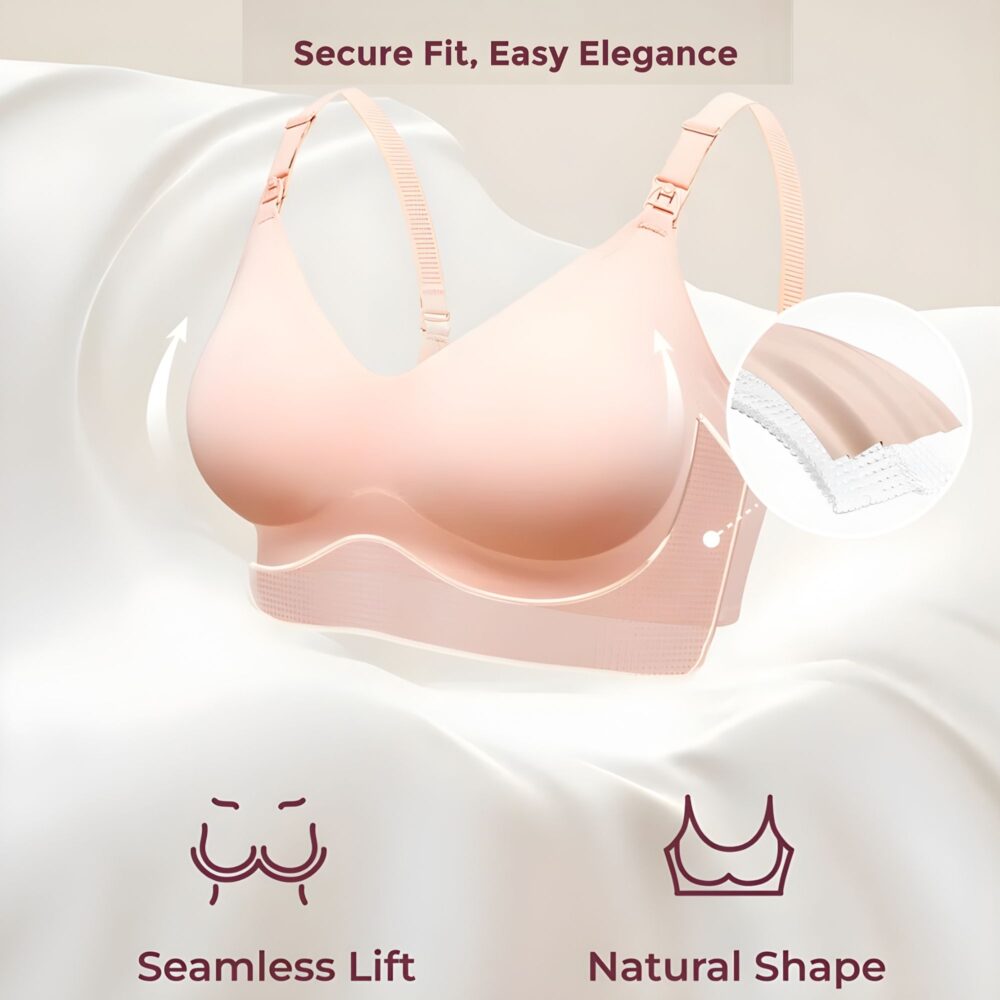 BRASIER SUJETADOR DE LACTANCIA ULTRA SUAVE SKIN TALLA L MOMCOZY