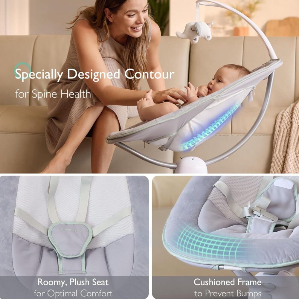 MECEDORA ELÉCTRICA PARA BEBÉ MOMCOZY